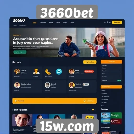 Acessibilidade e interface do site 3660bet